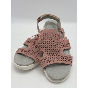 JBU By Jambu Womens Rose Shimmer Vegan Sandals Size 6 Open Toe Comfortable Style